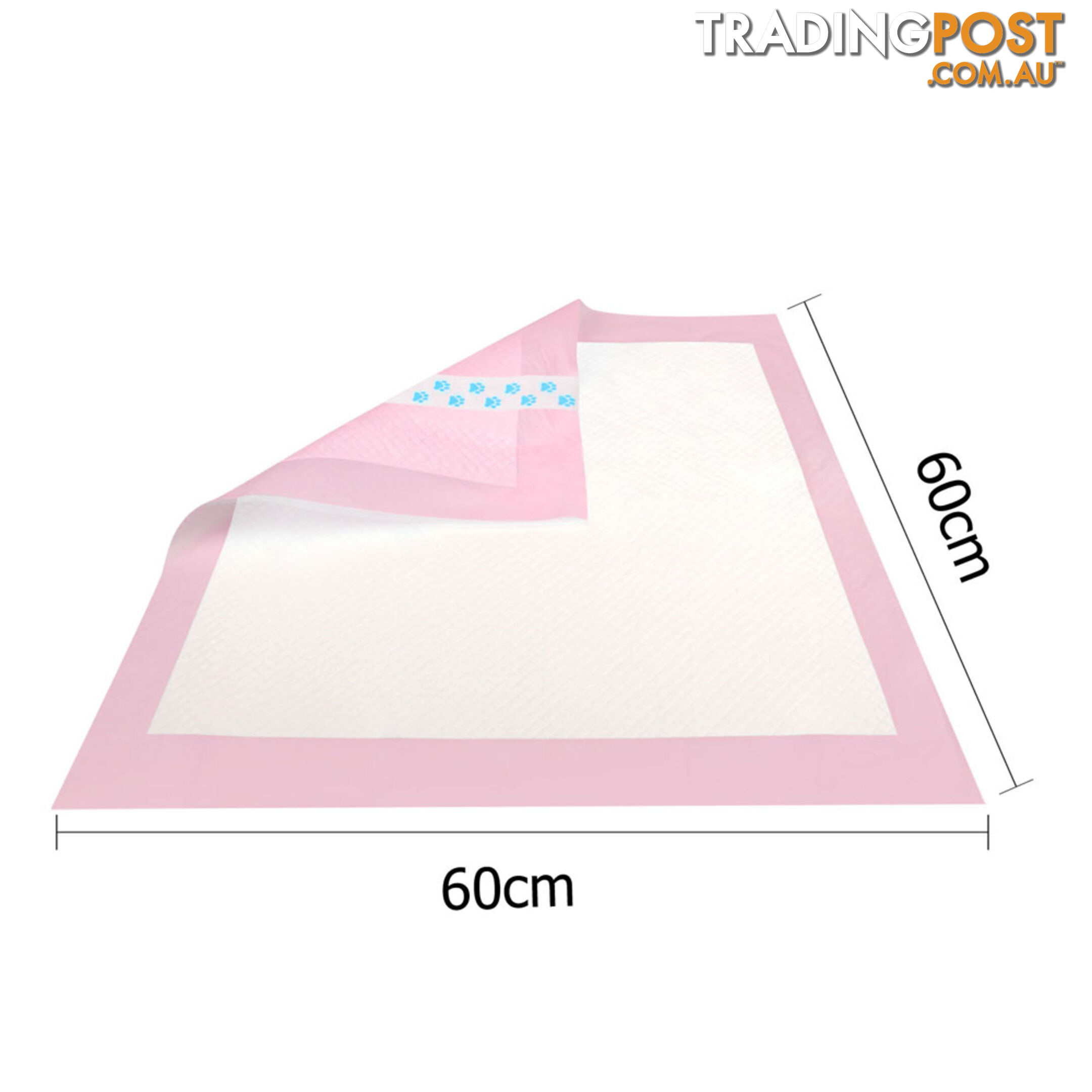 100 Puppy Pet Dog Toilet Training Pads Pink