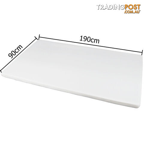 Visco Elastic Memory Foam Mattress Topper 7cm Single