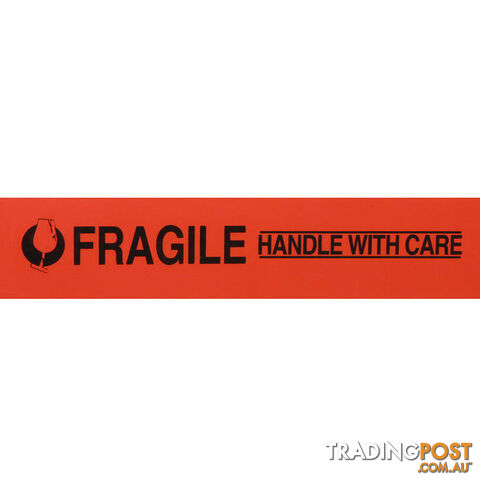 36 Rolls Red Fragile Tape 48mm x 75m