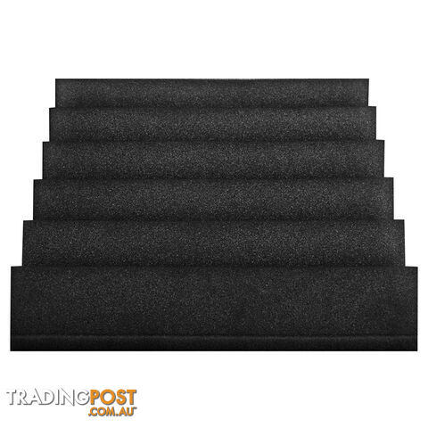 6 Teeth Wedge 30 x 30cm Acoustic Foam Panels x 40