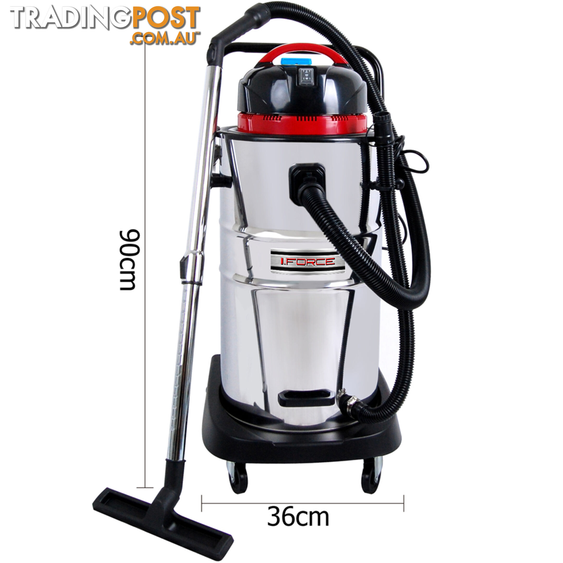 Industrial Commercial Bagless Dry Wet Vacuum Cleaner 60L