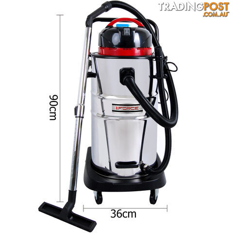 Industrial Commercial Bagless Dry Wet Vacuum Cleaner 60L