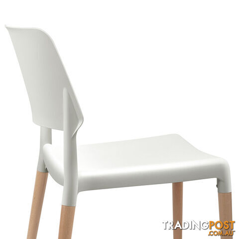 Set of 4 Belloch Replica Dining Chair - White