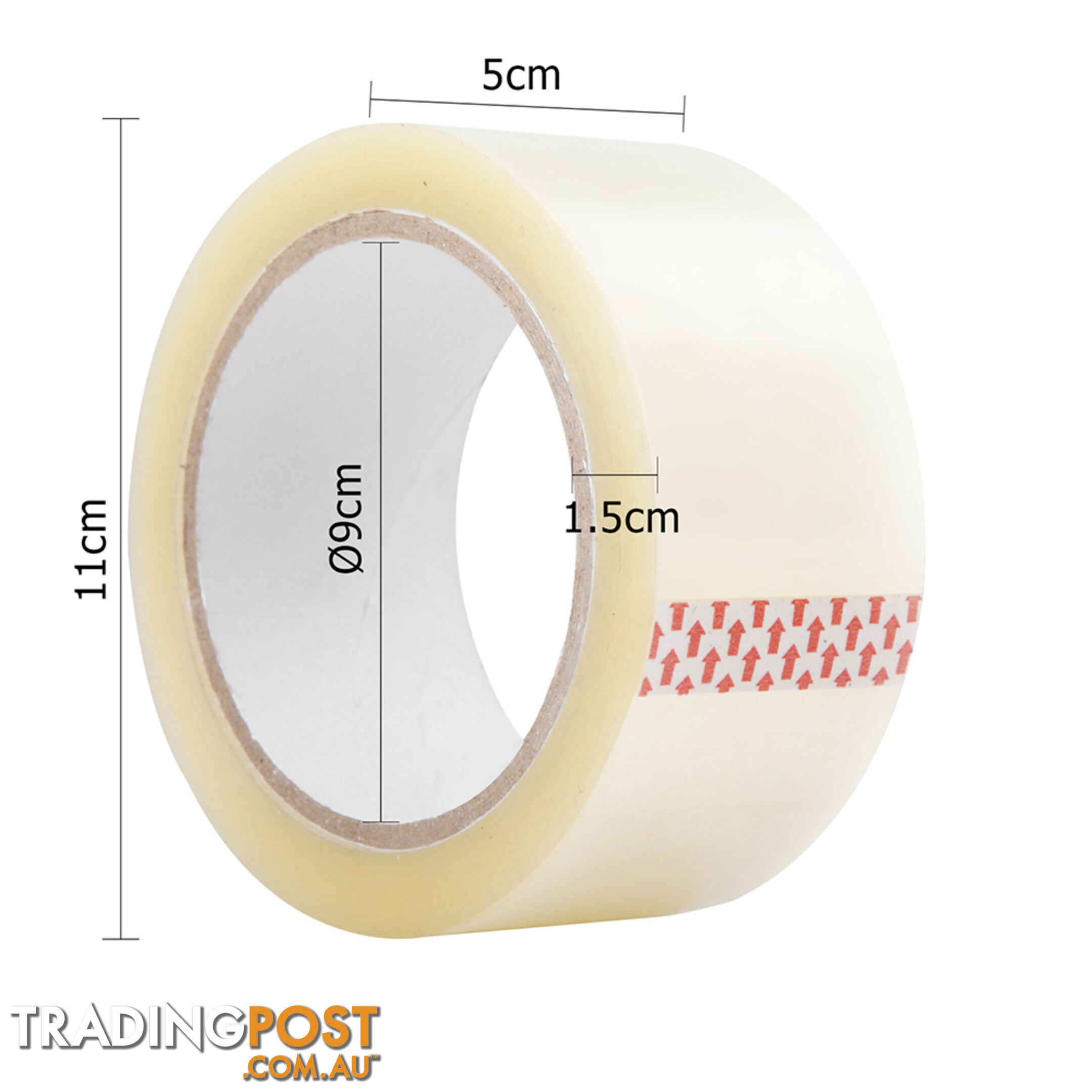 108 Rolls Transparent Packing Tape