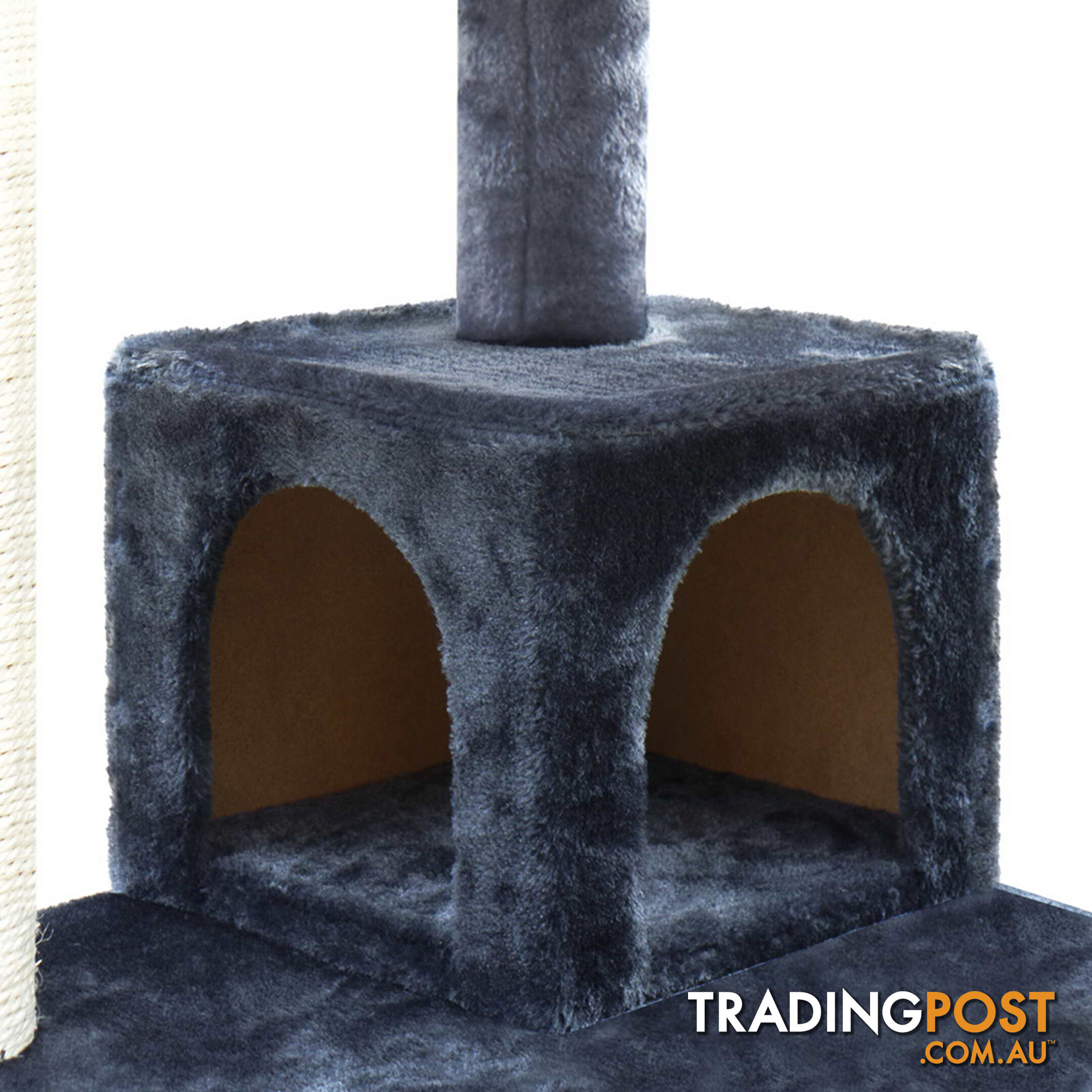 Cat Scratching Post  Tree House Condo 134cm Grey