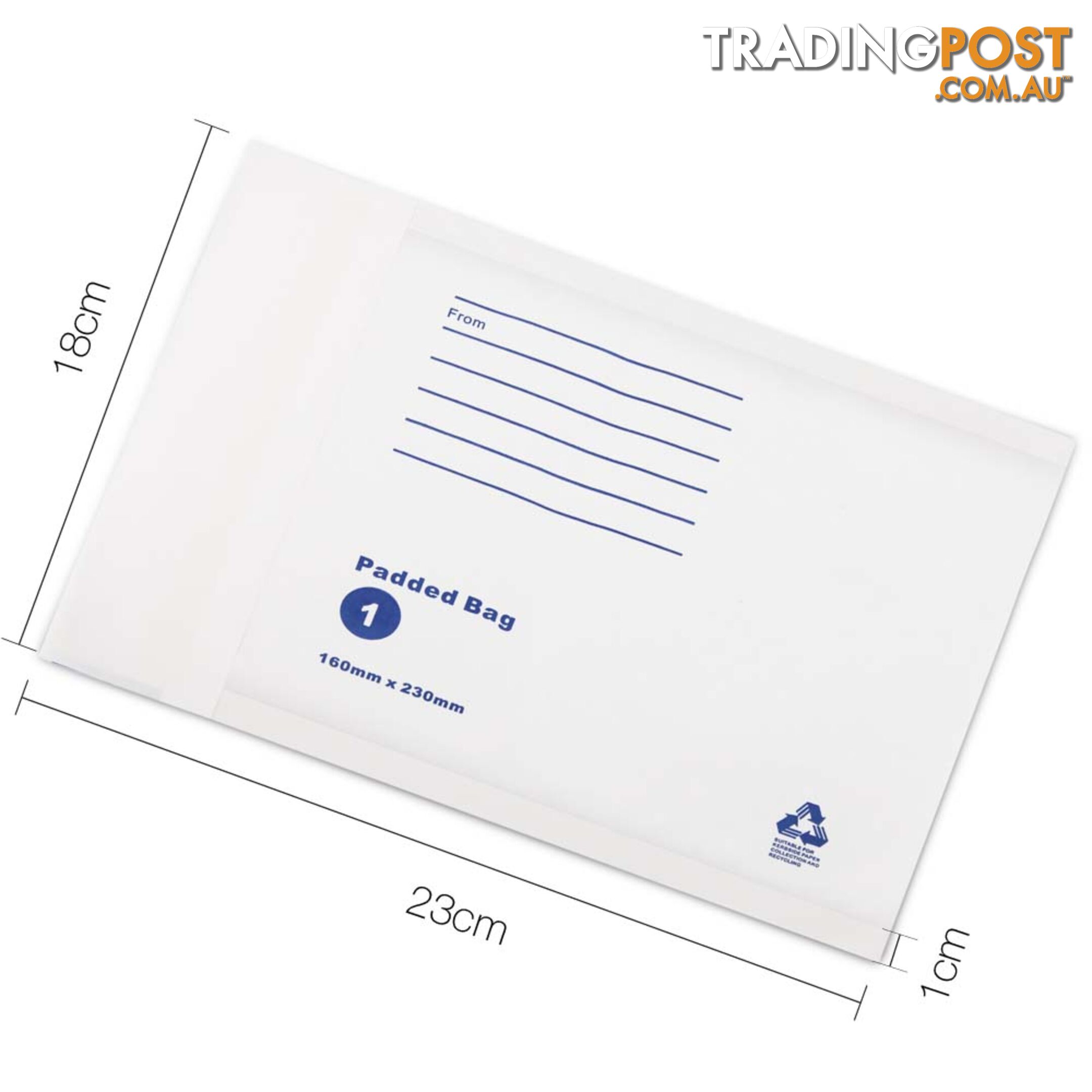 Bubble Padded Mail Envelopes 100pcs 160mm x 230mm