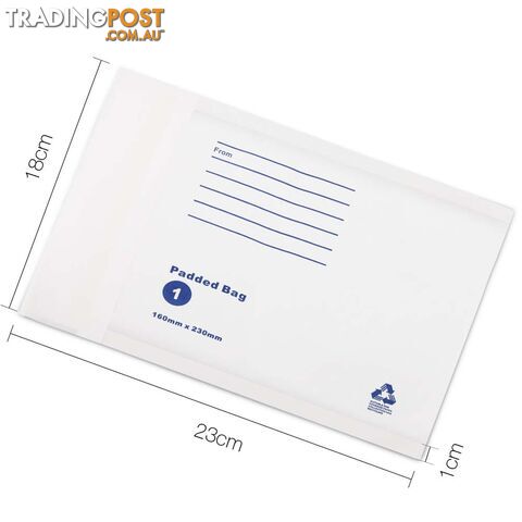 Bubble Padded Mail Envelopes 100pcs 160mm x 230mm