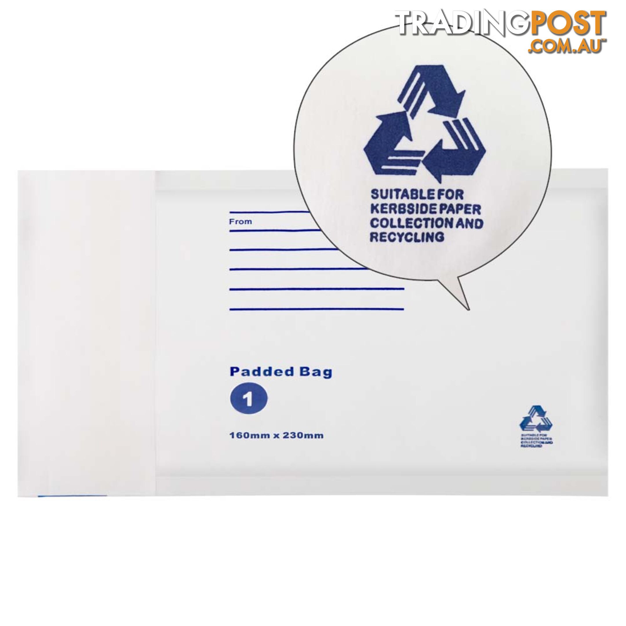 Bubble Padded Mail Envelopes 100pcs 160mm x 230mm