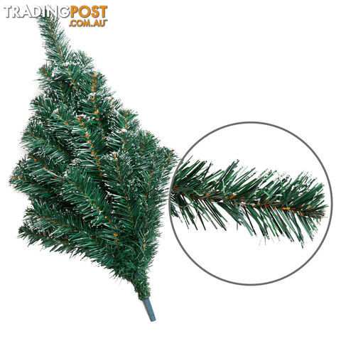 Snowy Christmas Tree 210cm Green