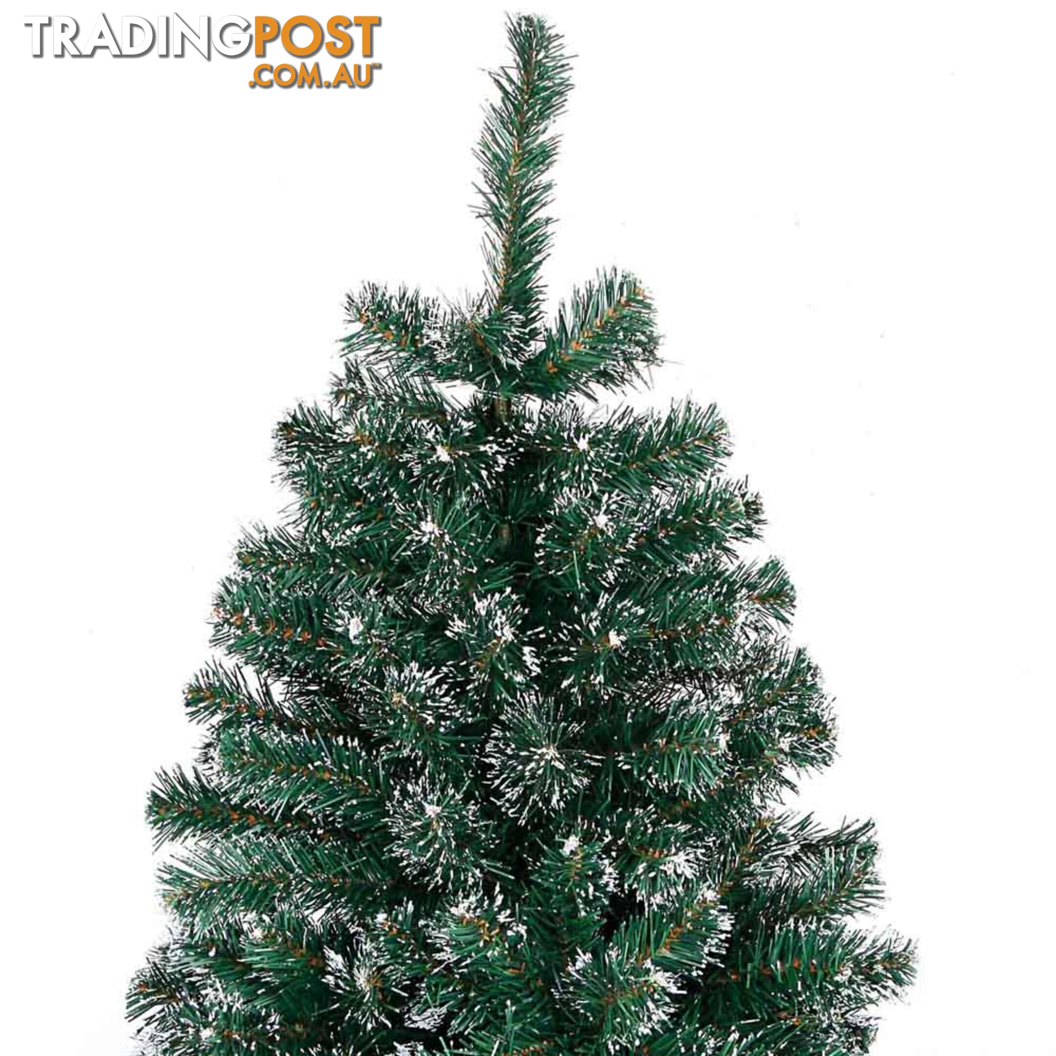 Snowy Christmas Tree 210cm Green