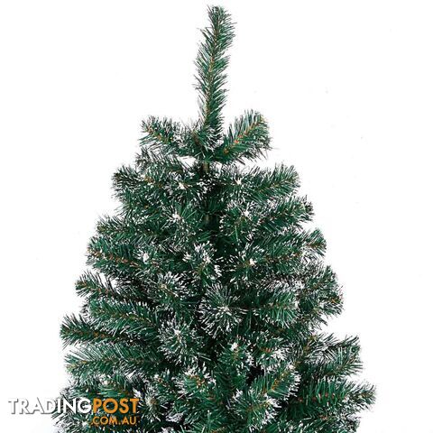 Snowy Christmas Tree 210cm Green