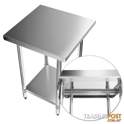 430 Stainless Steel Kitchen Work Bench Table 610mm