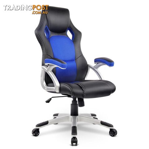 PU Leather & Mesh Racing Style Office Chair