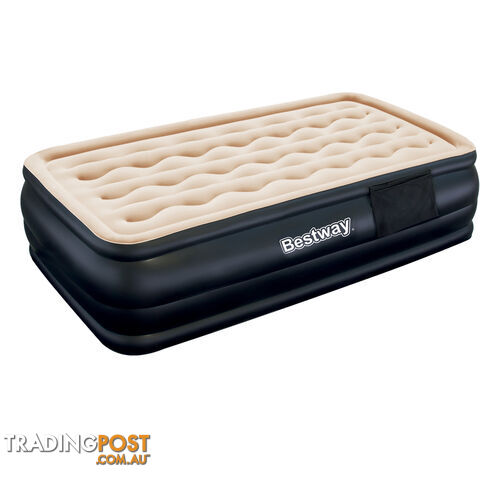 Bestway Single Inflatable Air Mattress Bed w/ Built-in Pump Black