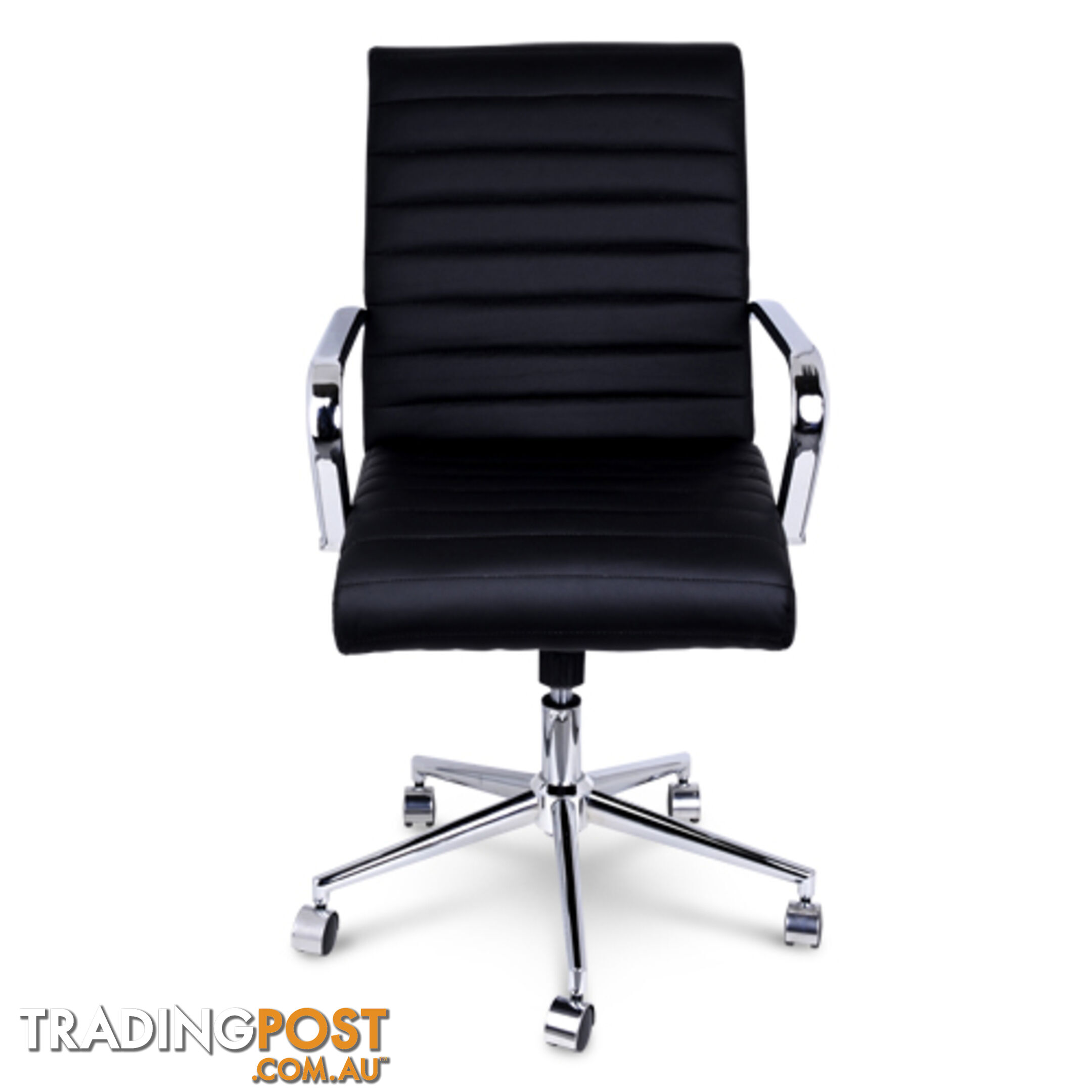 Executive PU Leather Office Computer Chair Black