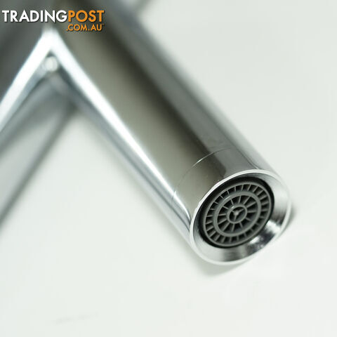Kitchen Sink Faucet Flick Vanity Basin Tall Mixer Tap Bathroom Spout Brass Round - photo 3 of 6