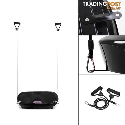 1200W Double Motor & 3D Shake Vibration Exercise Platform - Black