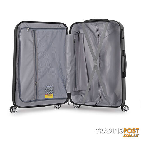 20"  Wanderlite Luggage Case  Black