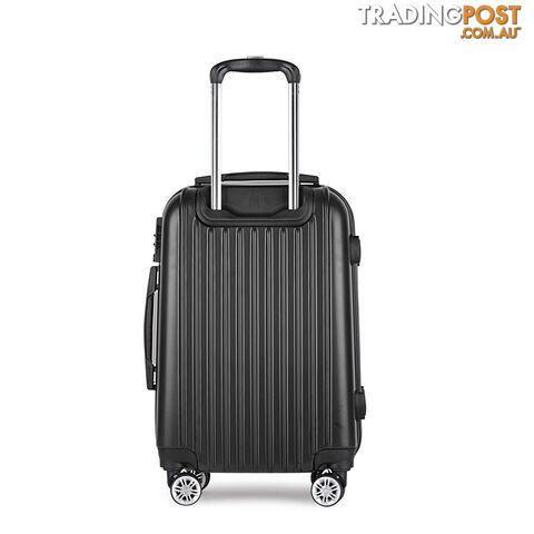 20"  Wanderlite Luggage Case  Black