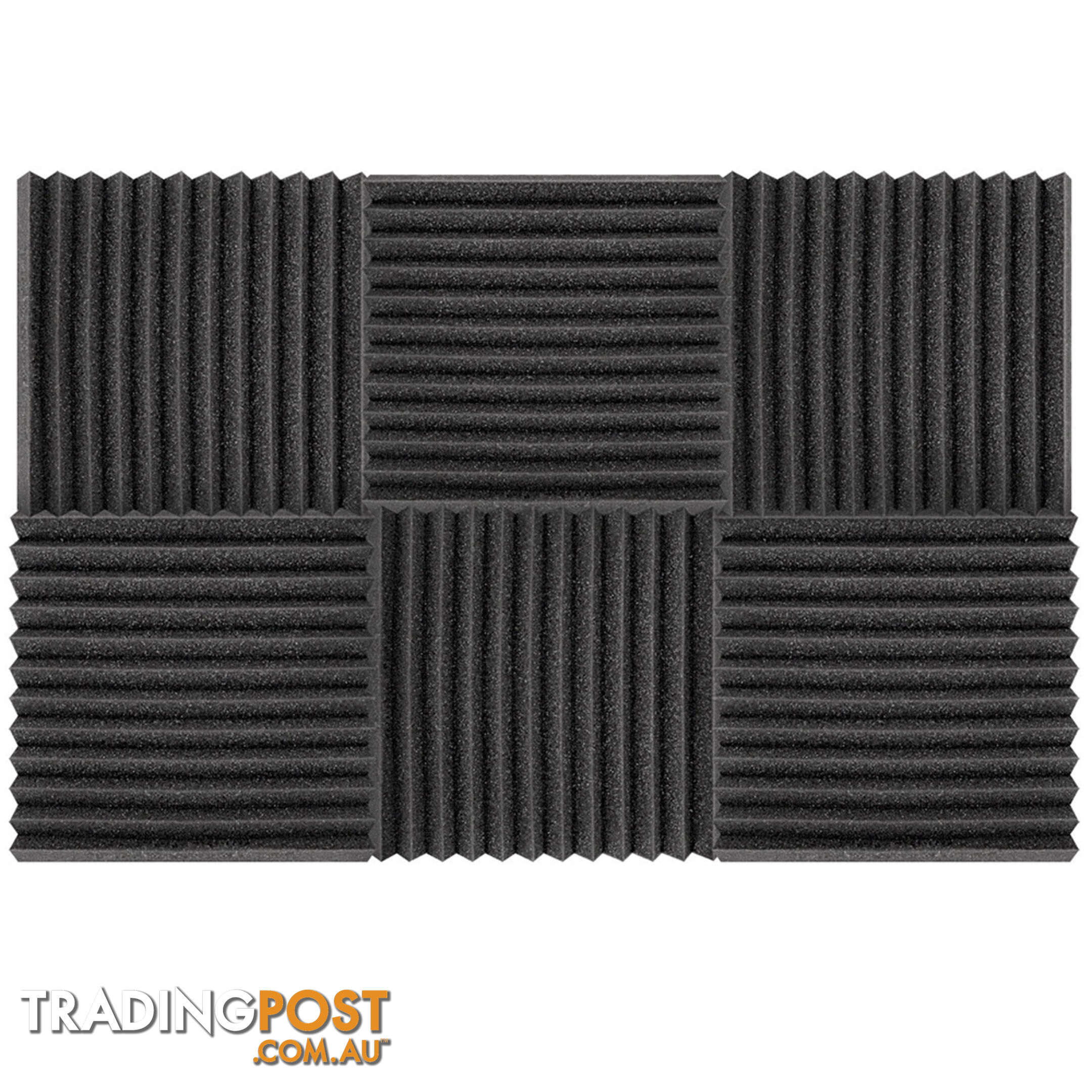 12 Teeth Wedge 30 x 30cm Acoustic Foam Panels x 40