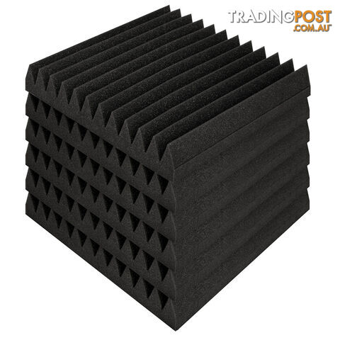 12 Teeth Wedge 30 x 30cm Acoustic Foam Panels x 40