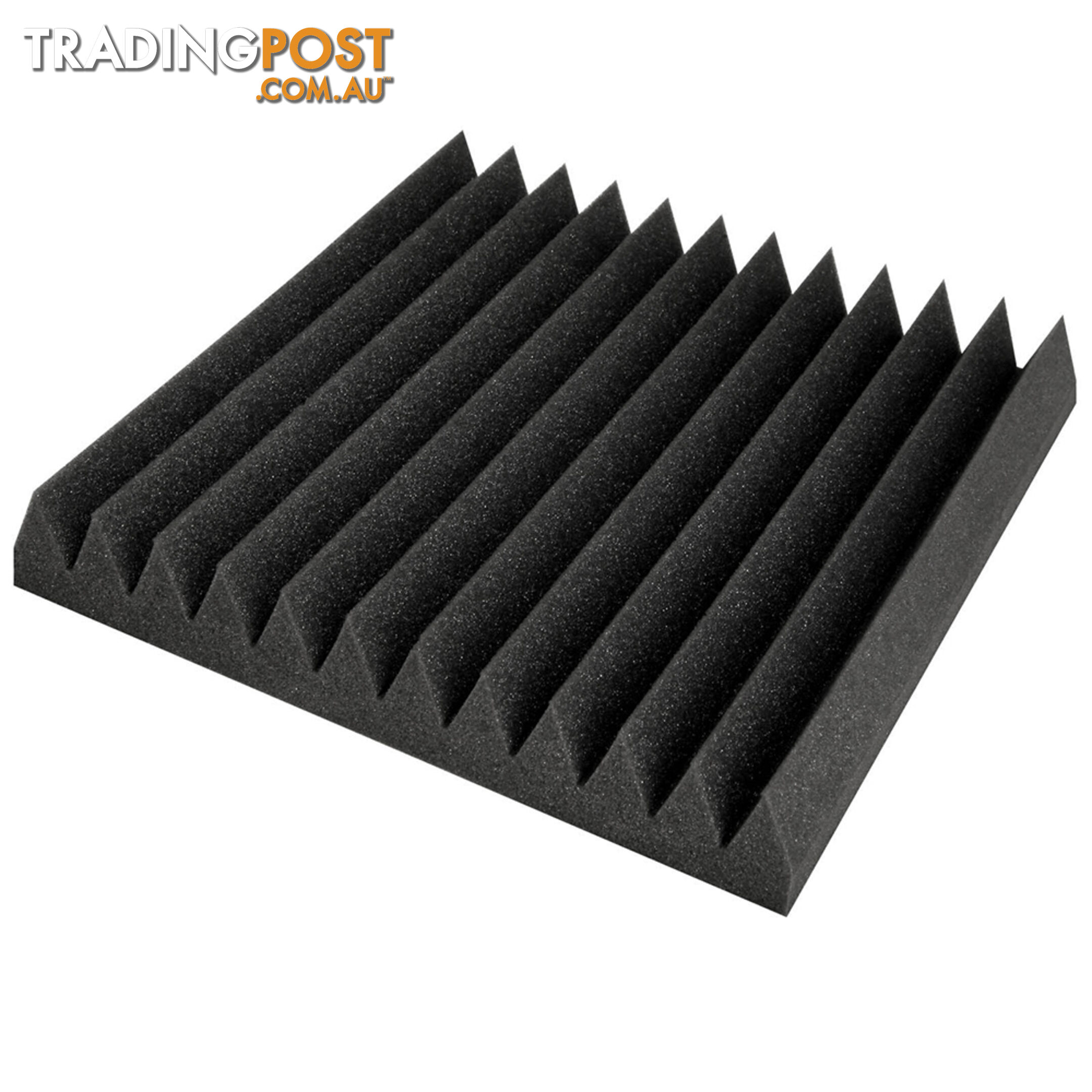 12 Teeth Wedge 30 x 30cm Acoustic Foam Panels x 40