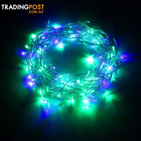 800 LED Christmas Icicle Light w/ 8 Function Controller Multicolour