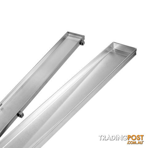Tile Insert Stainless Steel Shower Grate Drain Floor Bathroom 800mm - photo 4 of 8