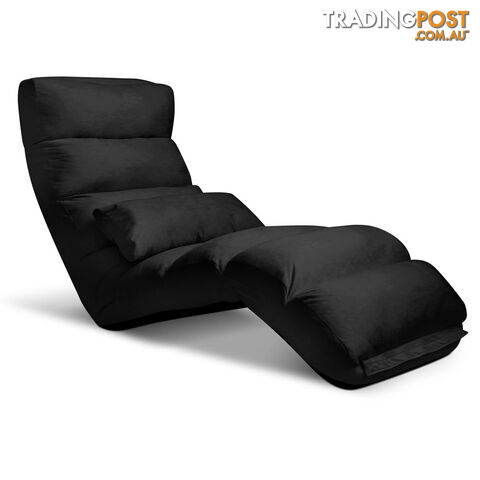 Lounge Sofa Chair - 75 Adjustable Angles _ Black