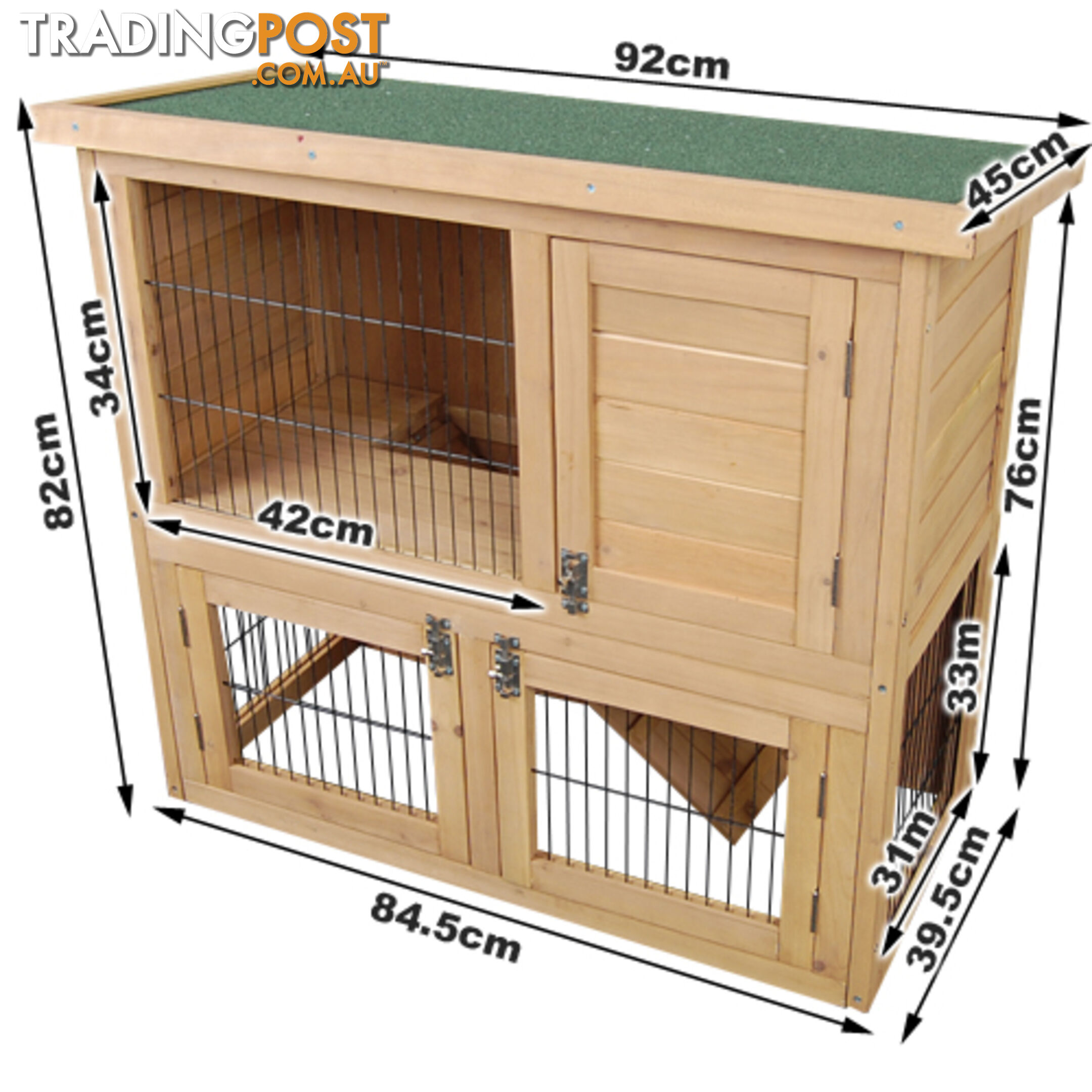 Double Storey Rabbit Hutch