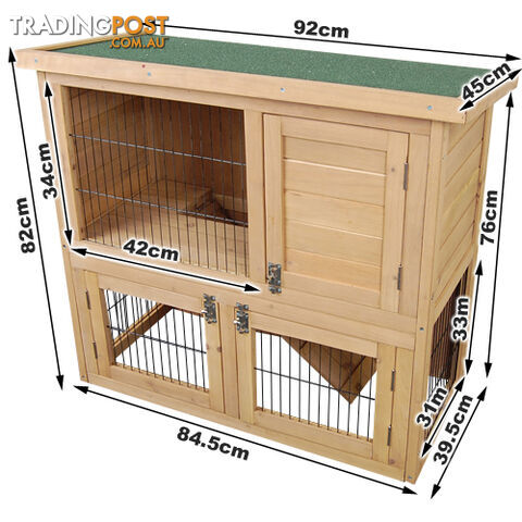 Double Storey Rabbit Hutch