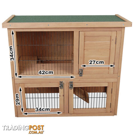 Double Storey Rabbit Hutch