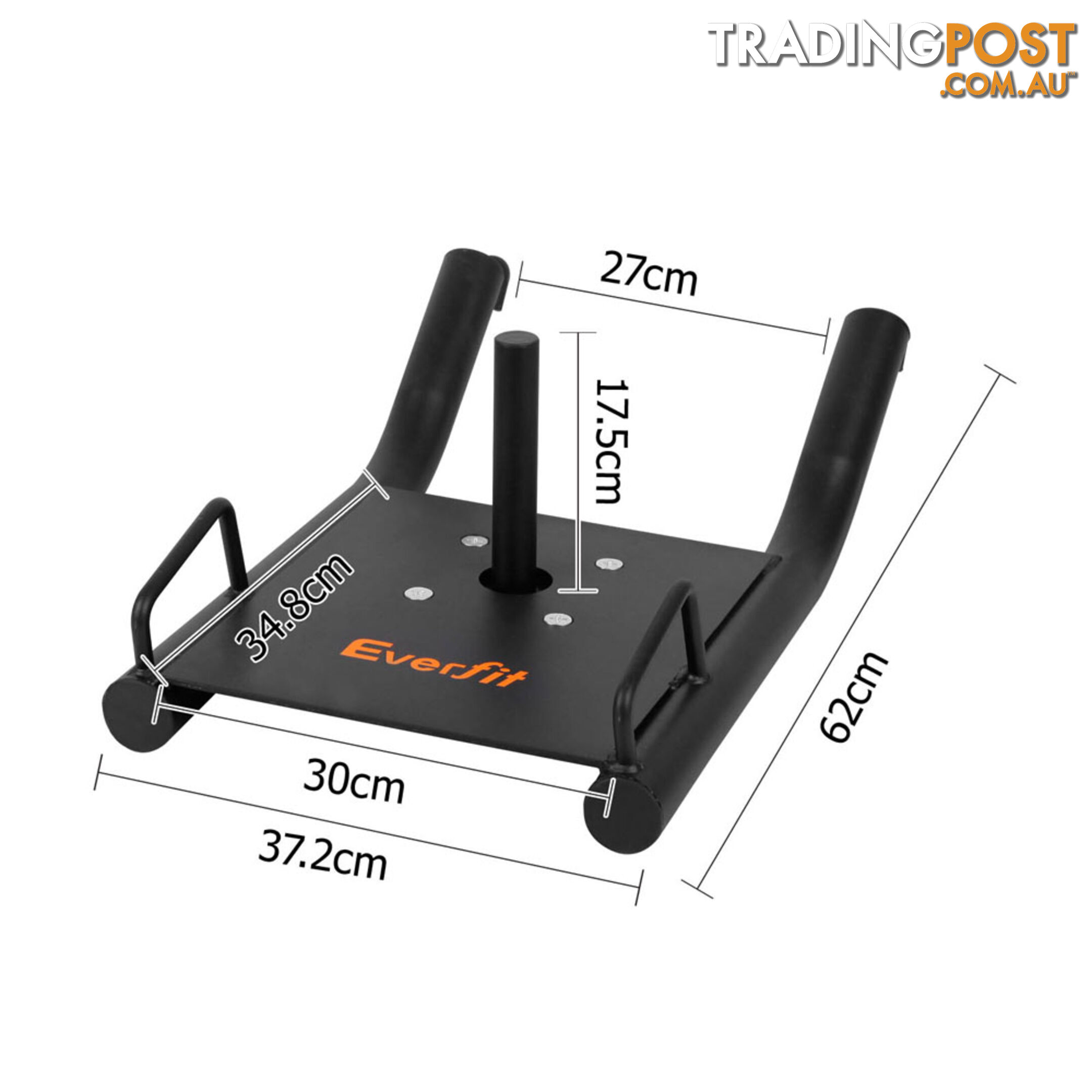 Fitness Power Sled Black