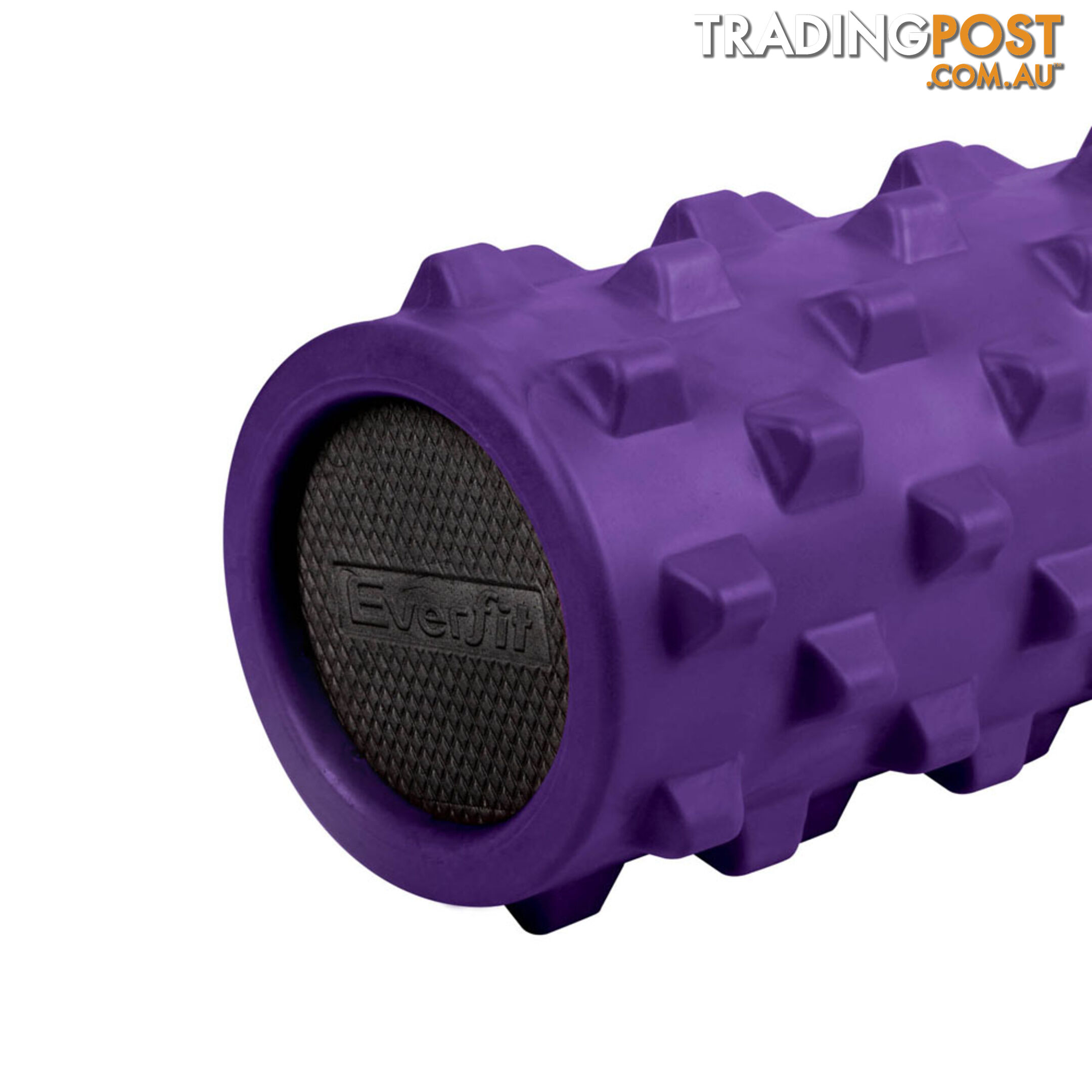 Yoga Gym Pilates EVA Stick Foam Roller Purple 79 x 13cm