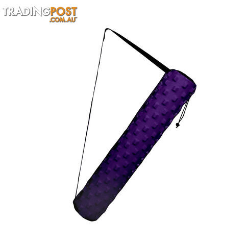 Yoga Gym Pilates EVA Stick Foam Roller Purple 79 x 13cm