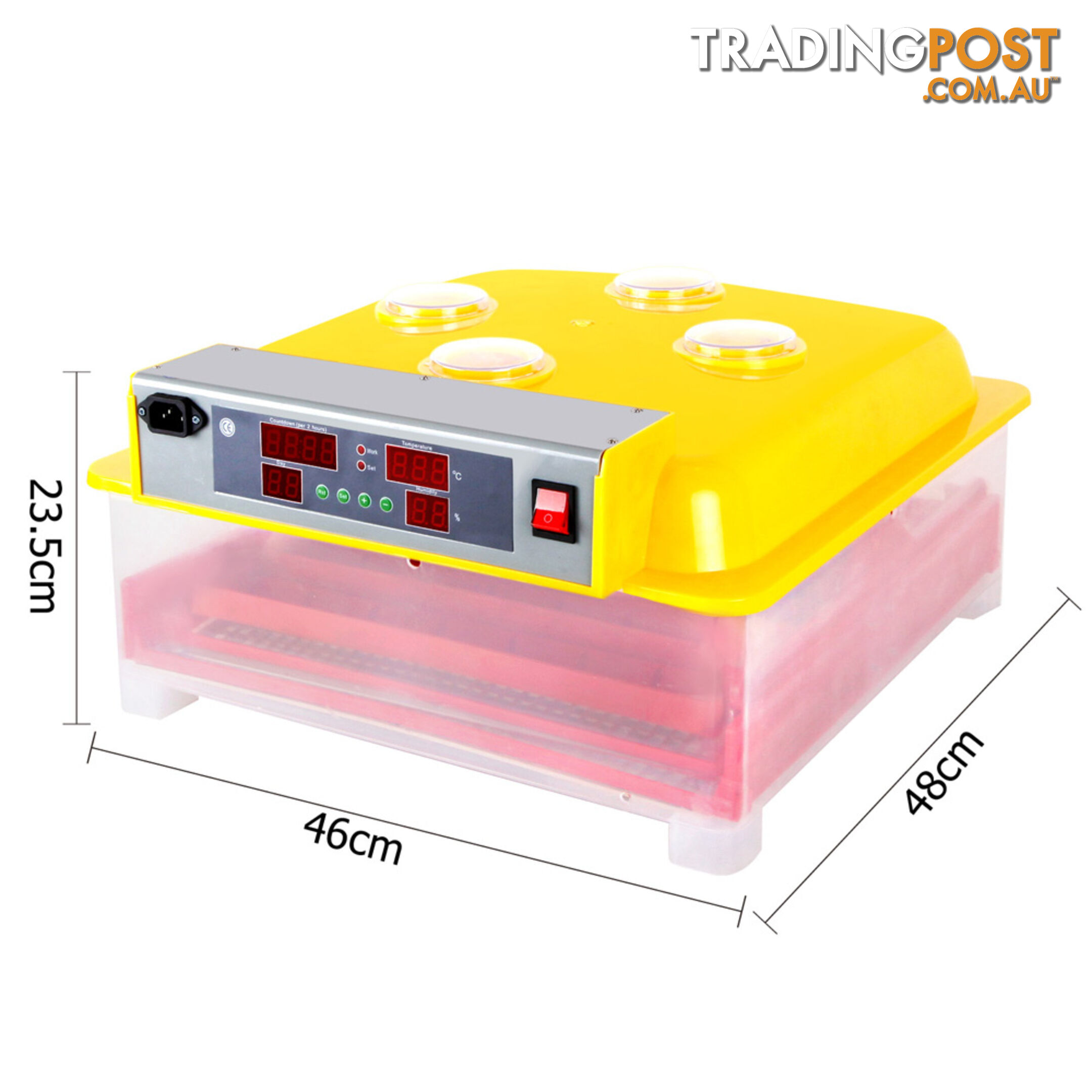 Automatic 60 Egg Incubator Yellow