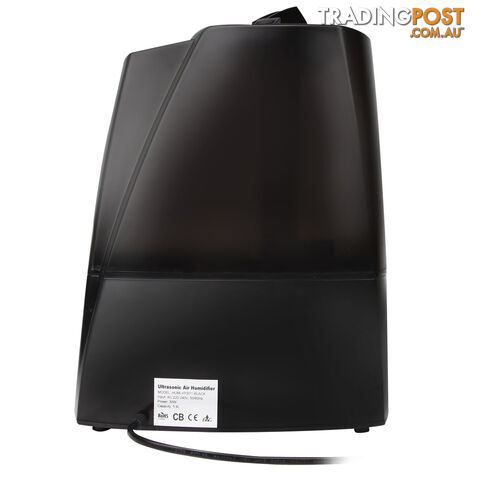 Ultrasonic Cool Mist Air Humidifier 5.8L Black