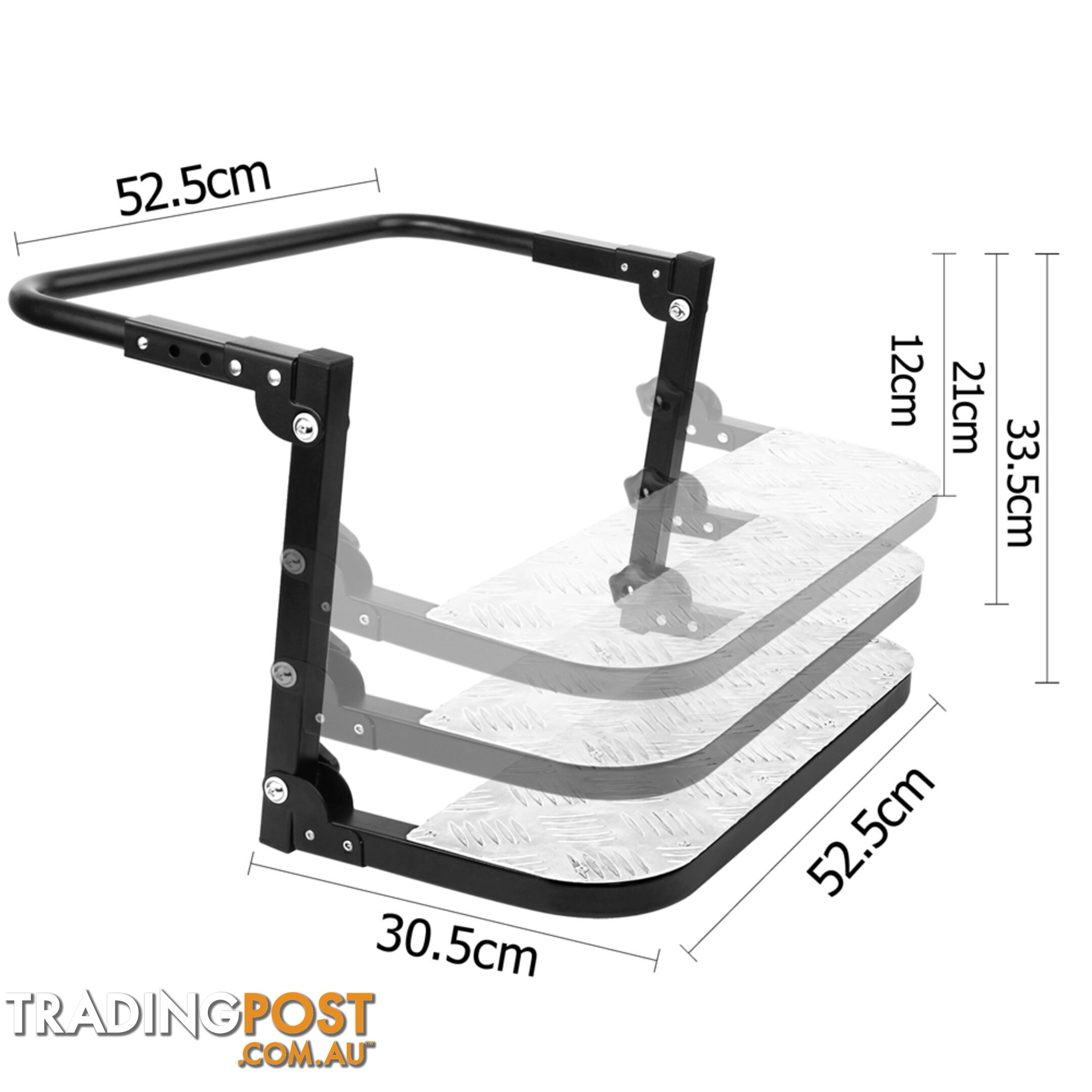 Fully Adjustable Wheel Folding Step Stair