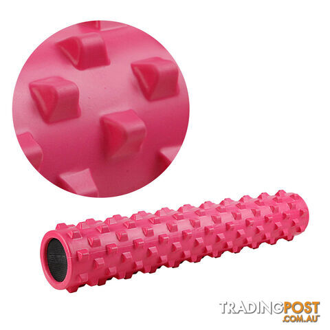 Yoga Gym Pilates EVA Stick Foam Roller Pink 79 x 13cm - photo 4 of 8