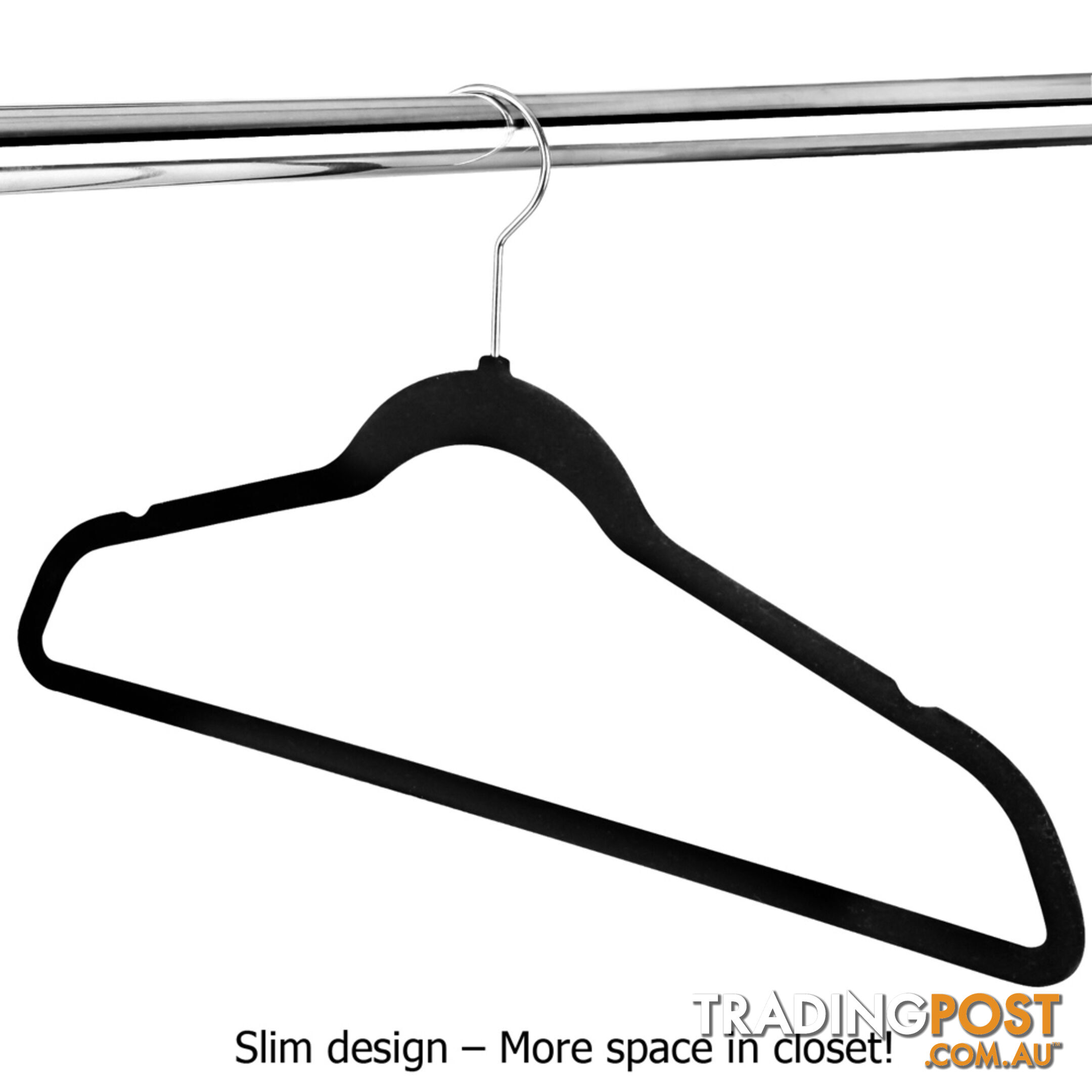 Set of 50 Velvet Coat Hangers