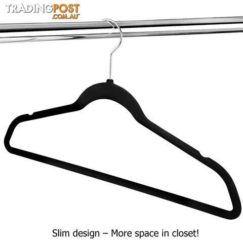 Set of 50 Velvet Coat Hangers