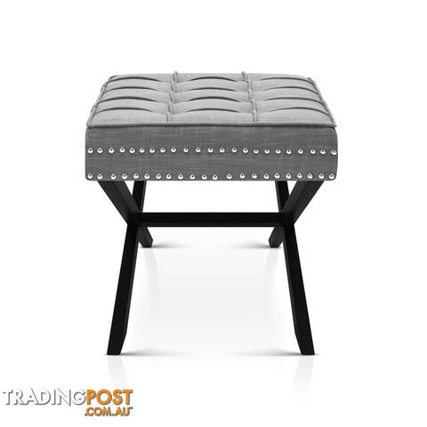 Seat Footstool Bench Stool - Grey - photo 4 of 8