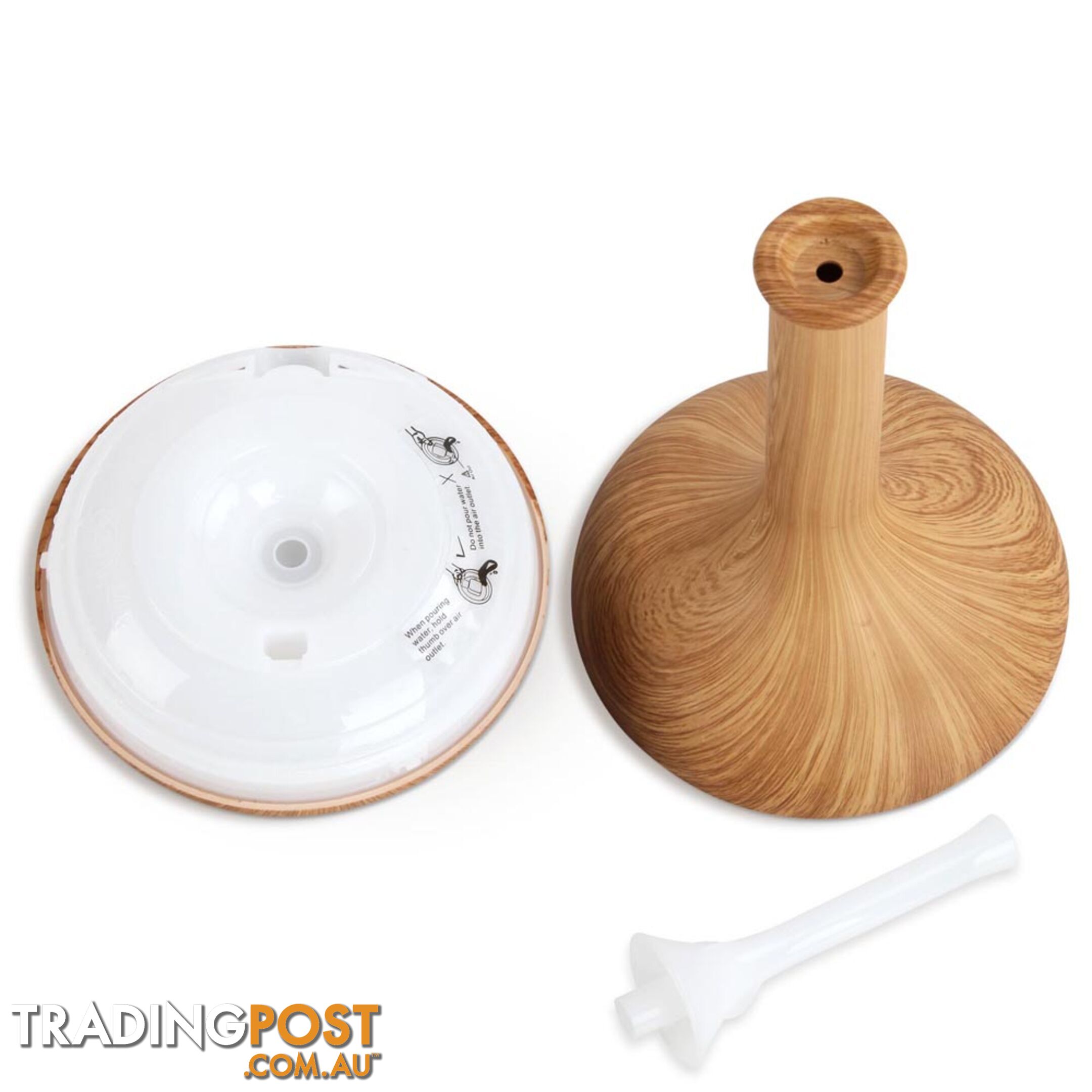 160ml 4-in-1 Aroma Diffuser Light Wood