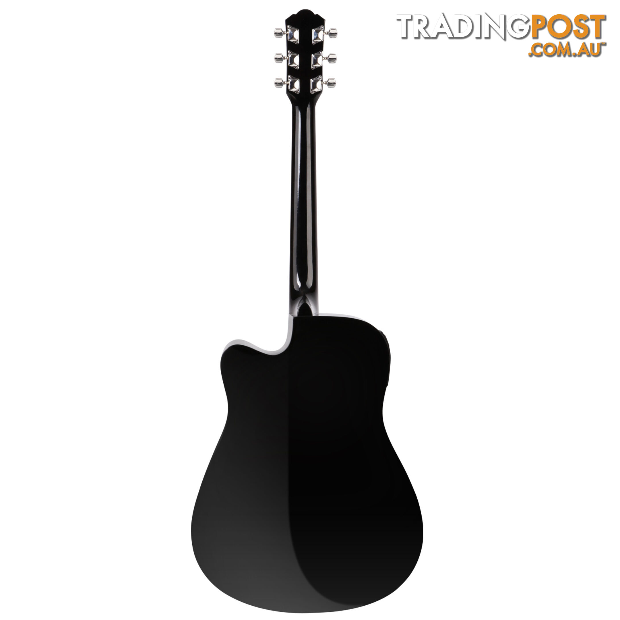 41" 5- Band EQ Electric Acoustic Guitar Full Size Black