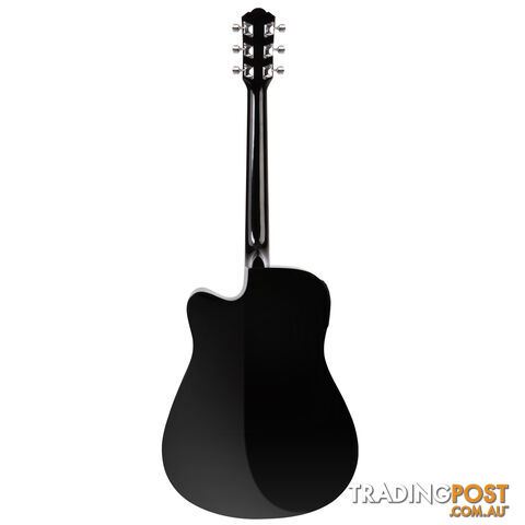 41" 5- Band EQ Electric Acoustic Guitar Full Size Black