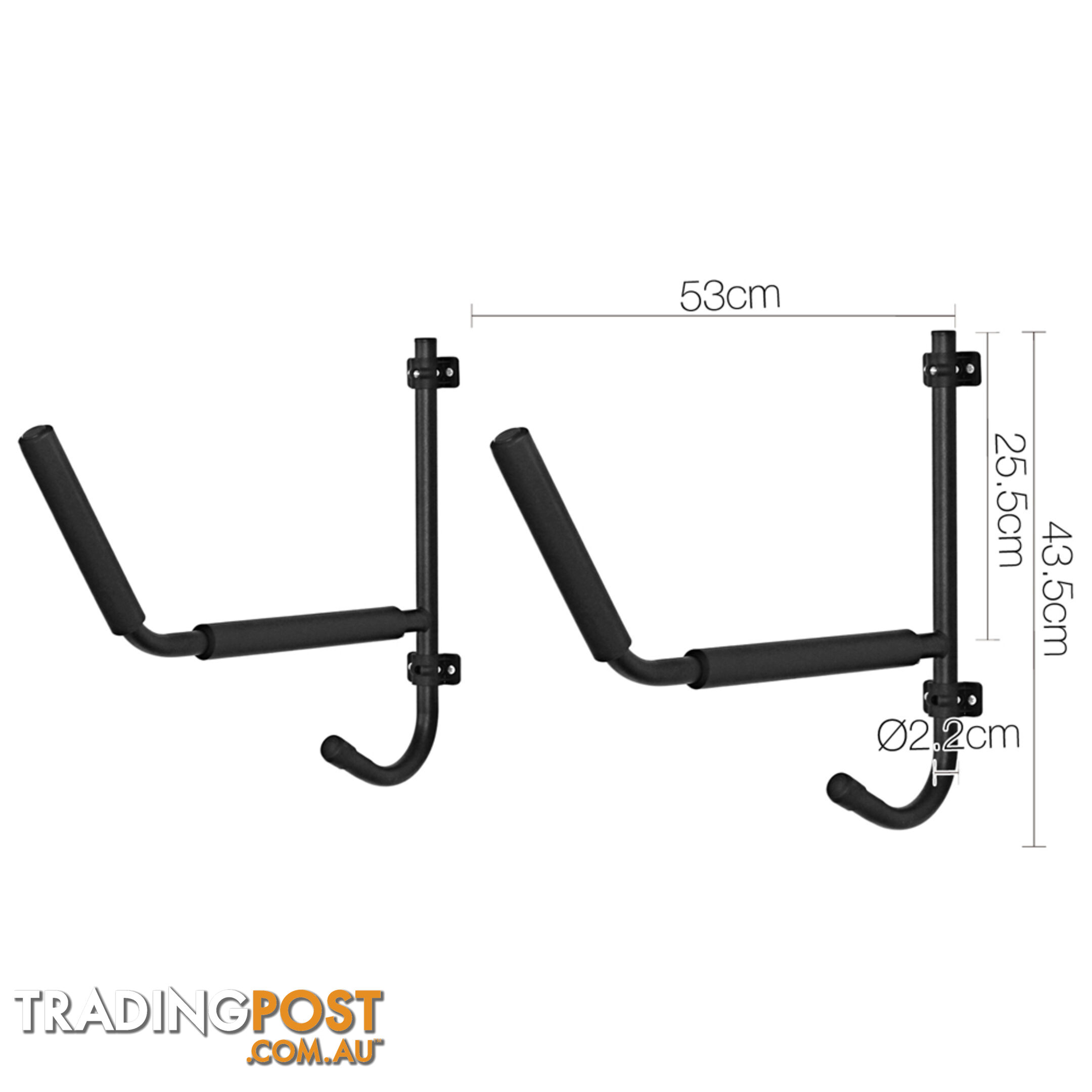 Foldable Wall Mountable Kayak Storage Rack _ 50KG