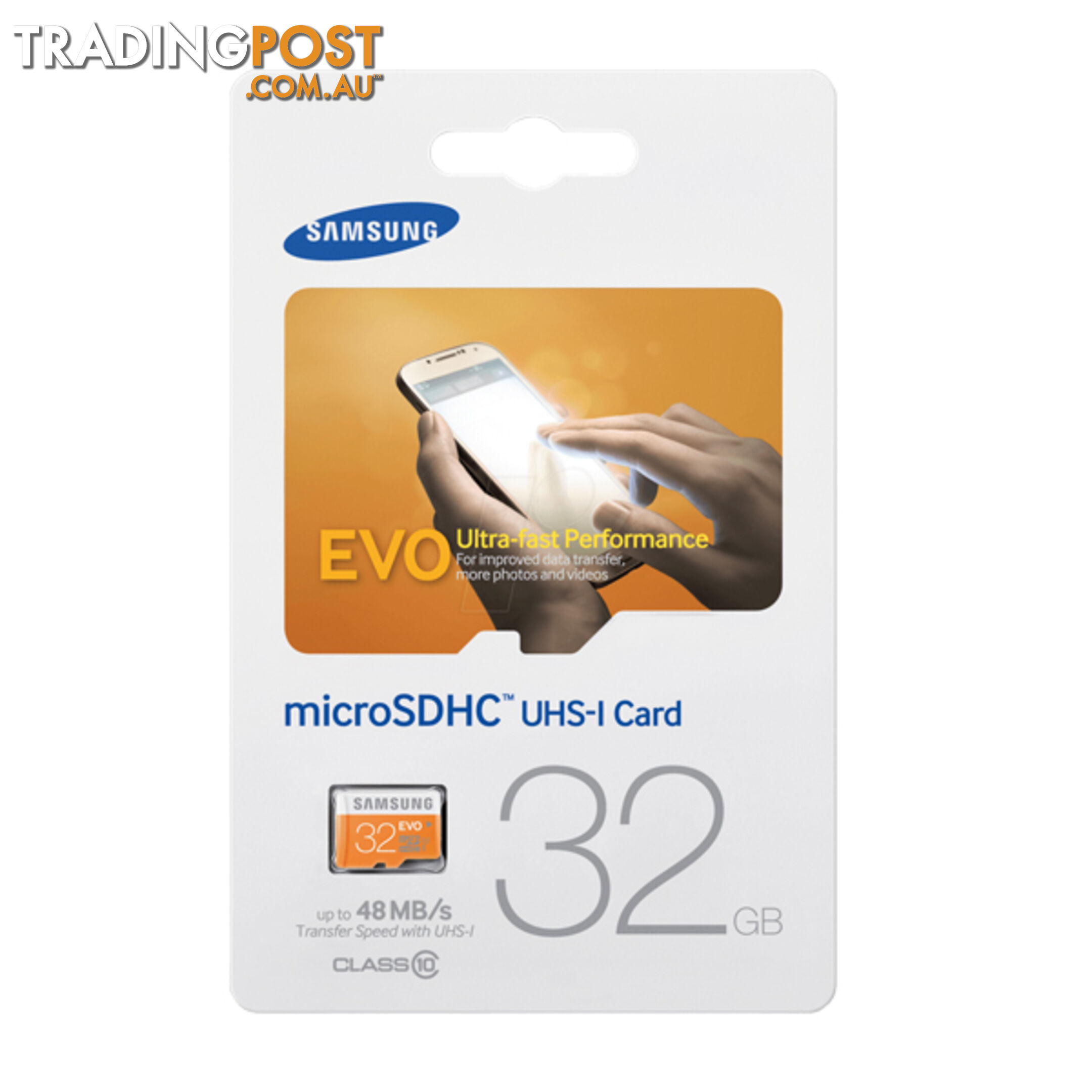 SAMSUNG 32GB MicroSDHC EVO CLASS10 UHS Upto 48MB/s (MB-MP32D)