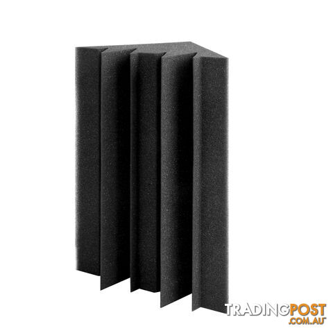 Set of 20 Studio Corner Bass Trap Acoustic Foam Black