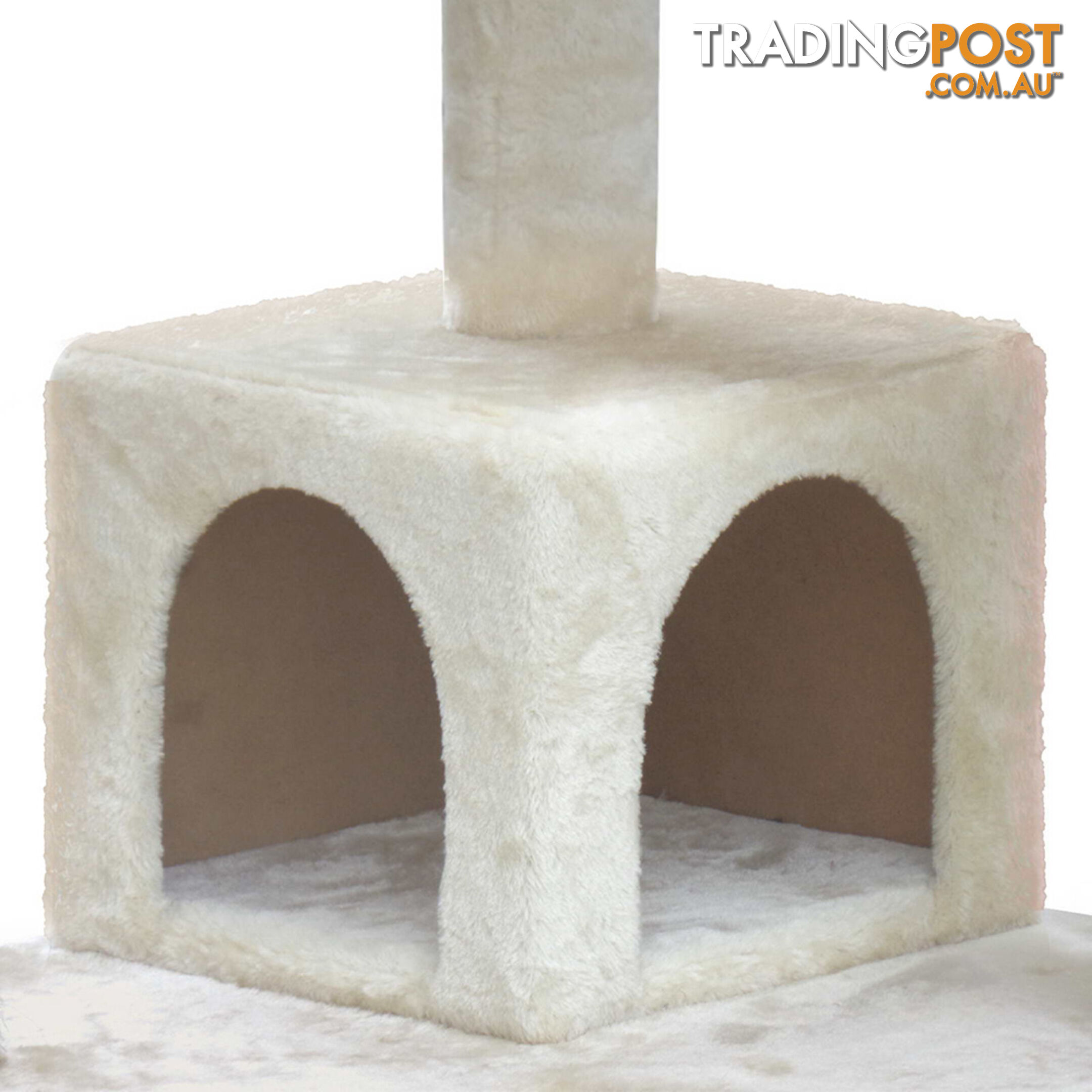 Cat Scratching Post  Tree House Condo 134cm Beige