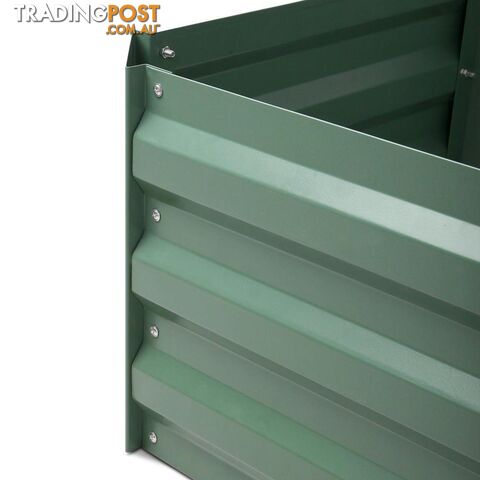 Galvanised Raised Garden Bed - 150 x 90 x 30cm - Green - photo 4 of 7